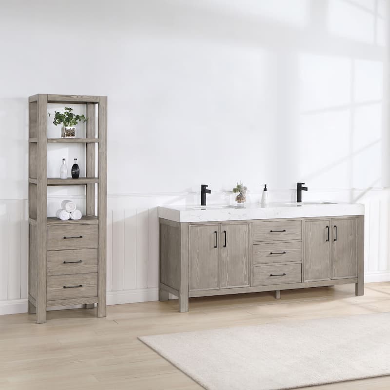 Miseno MV-NM-703872 León 72" Free Standing Double Basin Vanity Set