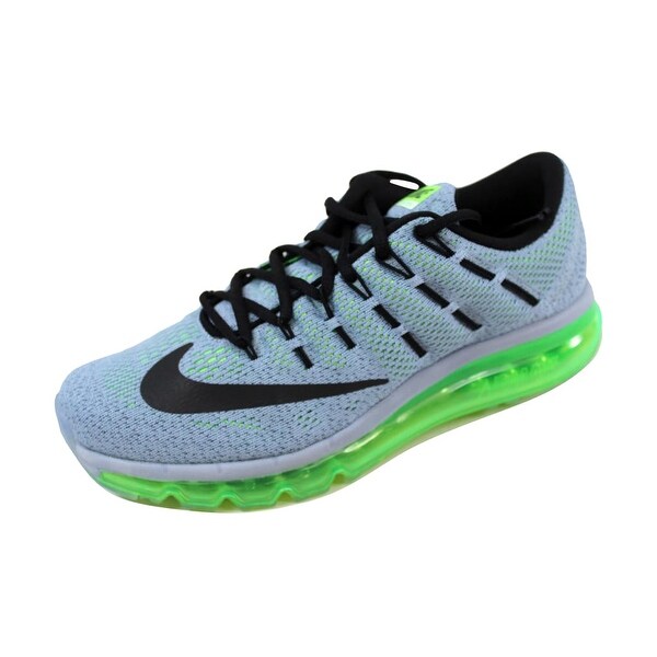 Shop Nike Men's Air Max 2016 Blue GreyBlack Electric Green Shop Nike Men's Air Max 2016 Blue GreyBlack Electric Green