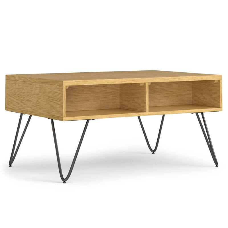Moreno Rectangle Industrial Lift Top Coffee Table