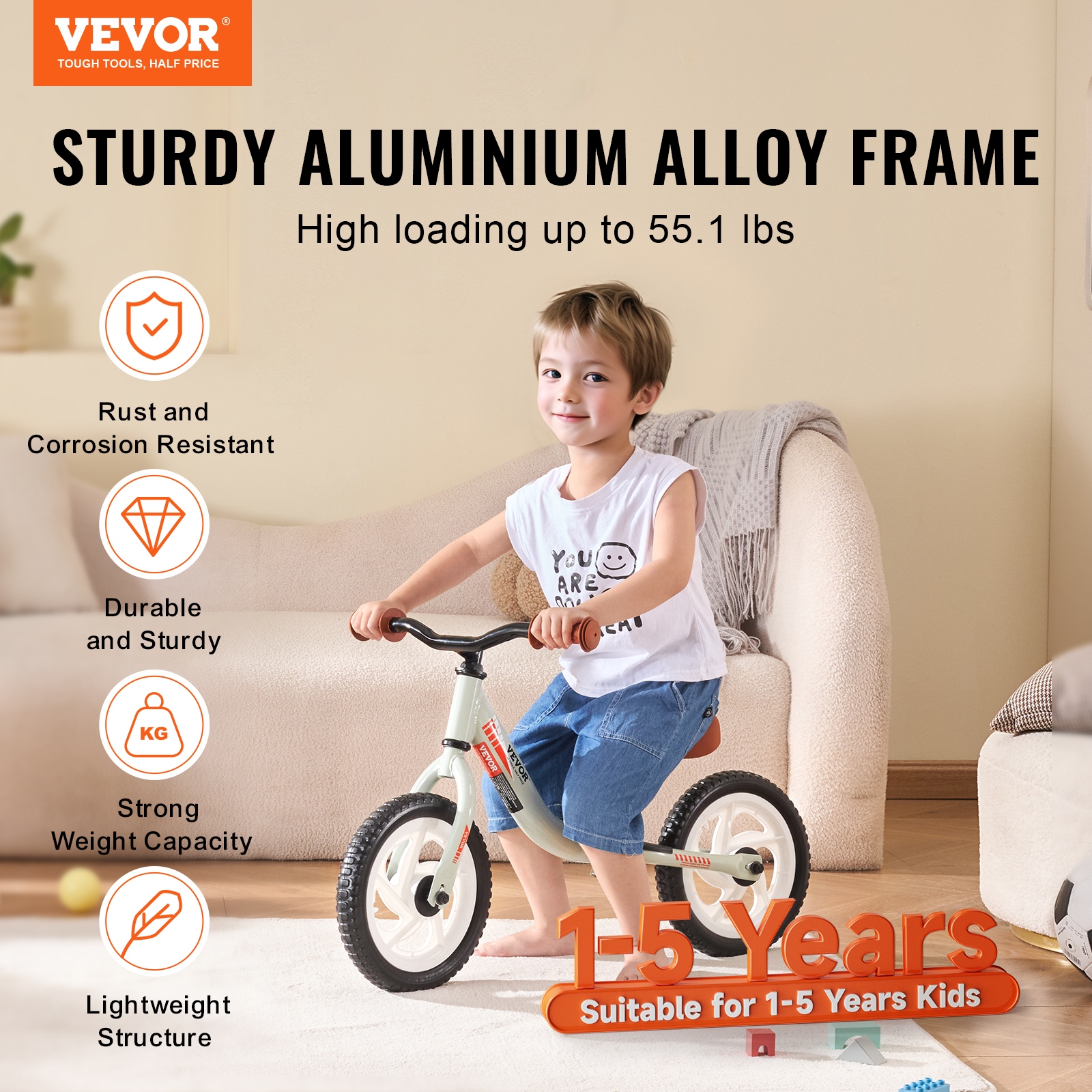 Toddler Balance Bike 12 Lightweight Aluminum Alloy Kids Bike for 1 5 Years Boys Girls 55LBS Support Bed Bath Beyond 41527749