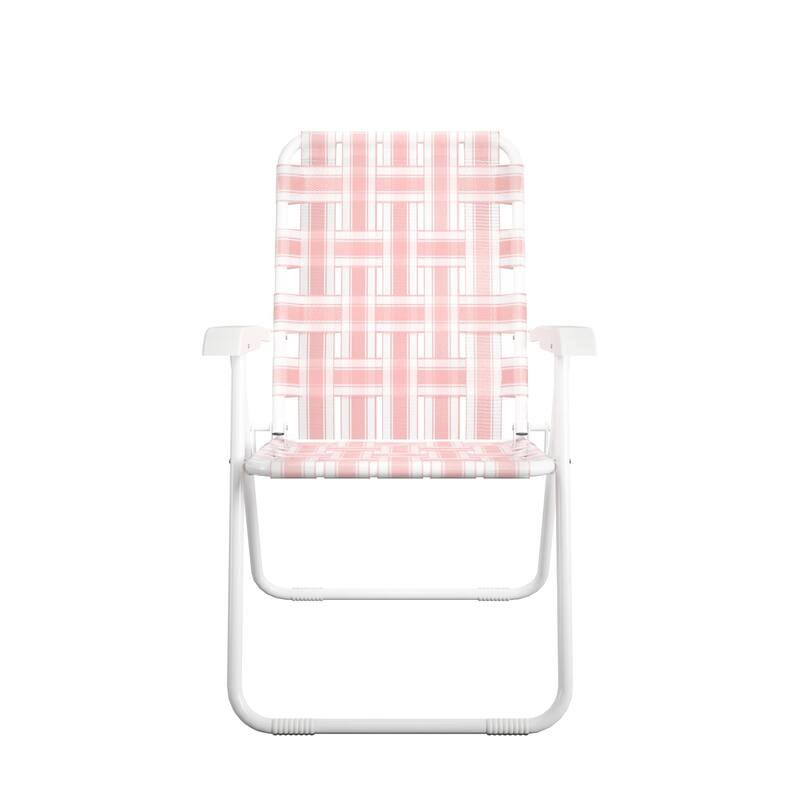 The Novogratz Poolside Gossip Collection Priscilla Folding Chair (2-Pack)