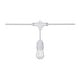 preview thumbnail 3 of 7, 24Ft LED String Light Includes 12-S14 bulbs 2000K White Cord