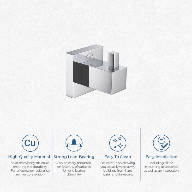 Cube Bathroom Towel & Robe Hook