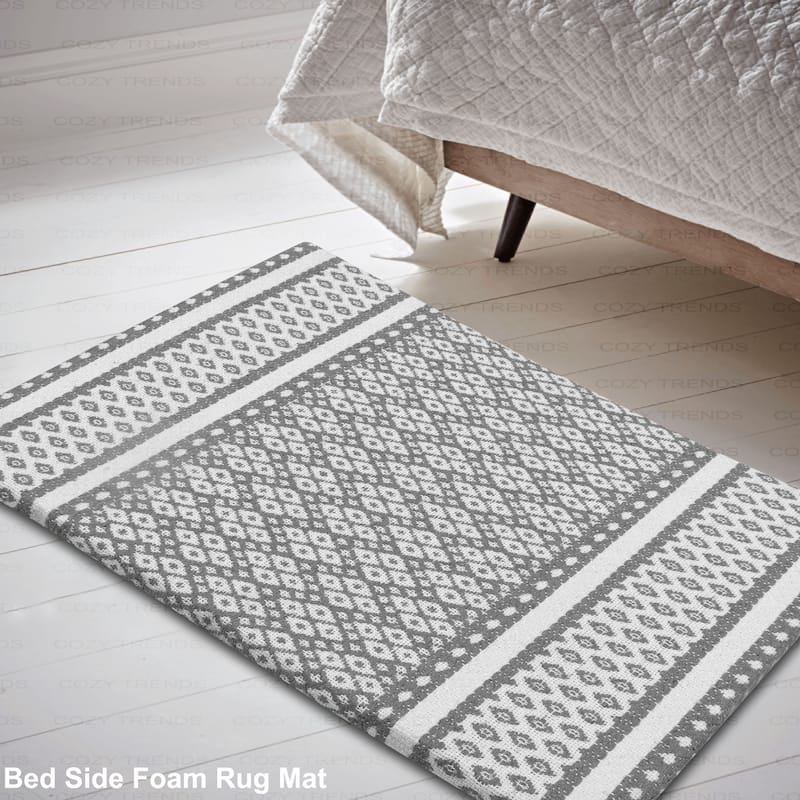 Anti-Fatigue Cotton Woven Cushioned Kitchen Mat Working Mat (18''x30'') - Experience Comfort and Style - 18''x30''