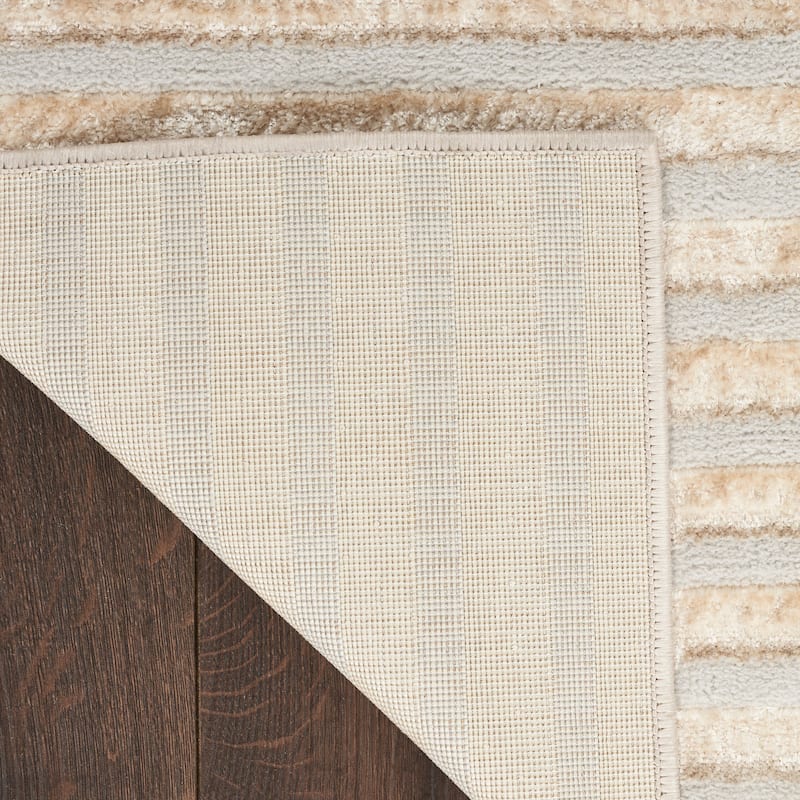 Nourison Brushstrokes Indoor only Striped Area Rug