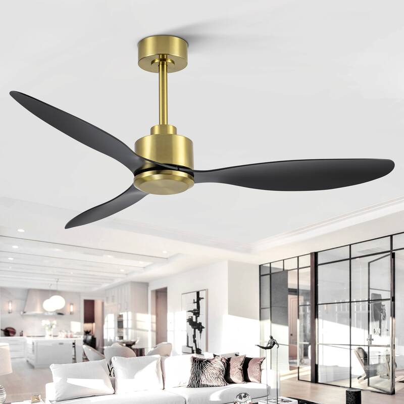 42/52-in 3-Blade Propeller Ceiling Fan with Remote without Light