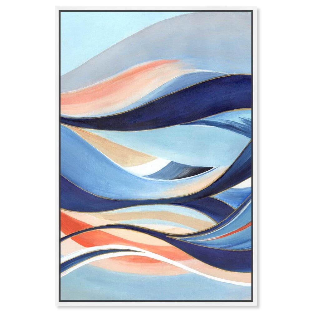 Glowing Blue I Canvas by Art Remedy