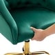 preview thumbnail 4 of 31, Modern Home Office Chair Velvet Swivel Armchair Chair with Soft Seat - 23.00 x 20.00 x 36.00 inch