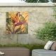 preview thumbnail 4 of 5, Nanette Oleson 'Splash Of The Tropics I' Outdoor Canvas