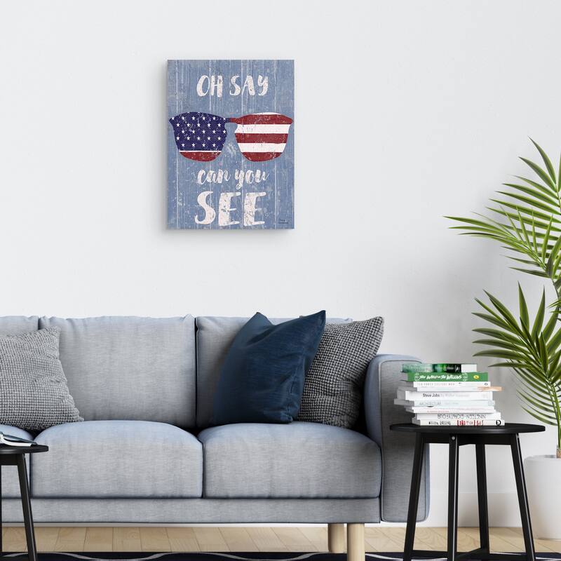 Oh Say Can You See Canvas Art Print