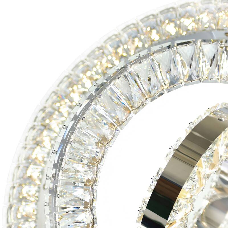 Celina LED Chandelier With Chrome Finish