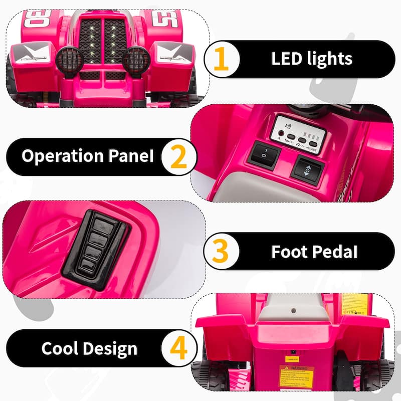 6V Kids Ride On Electric ATV