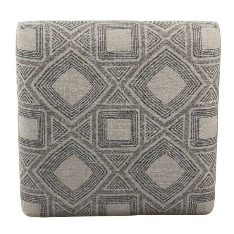 Porch & Den Boucher Modern Metal X-base Square Ottoman