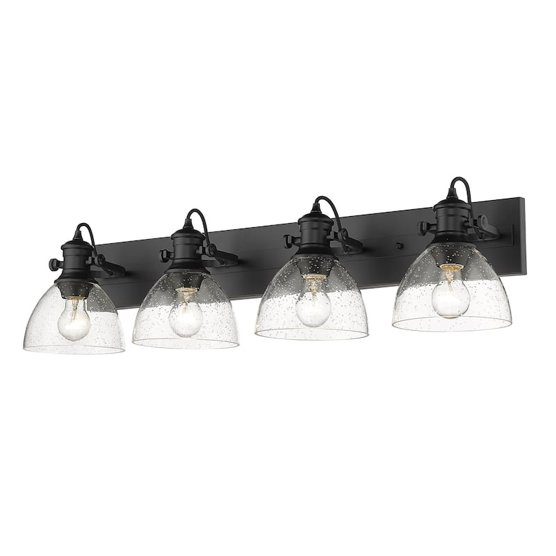 Hines BLK 4 Light Bath Vanity - Matte Black