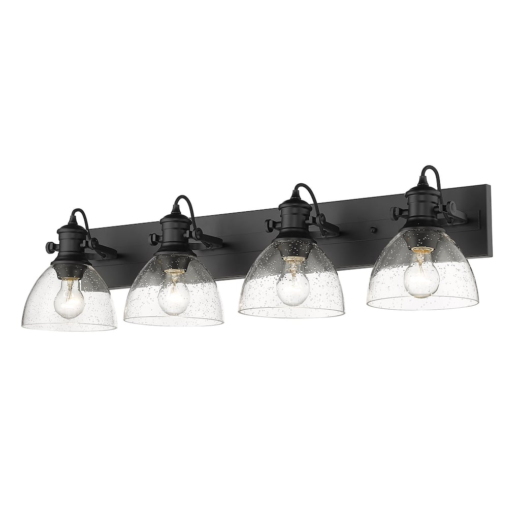 Hines BLK 4 Light Bath Vanity - Matte Black