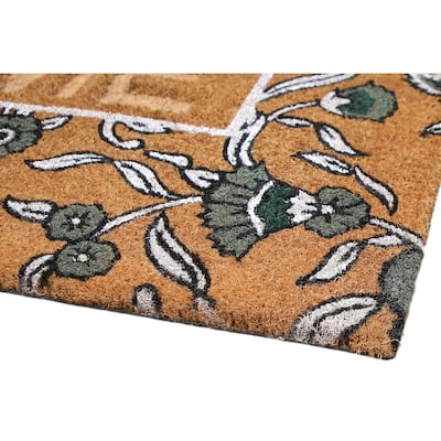 Chesapeake Coir Natural Multi Non-Slip Doormat (20" x 46")