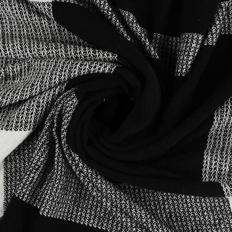 Sevita Hand-Woven Plaid Standard Size Throw Blanket
