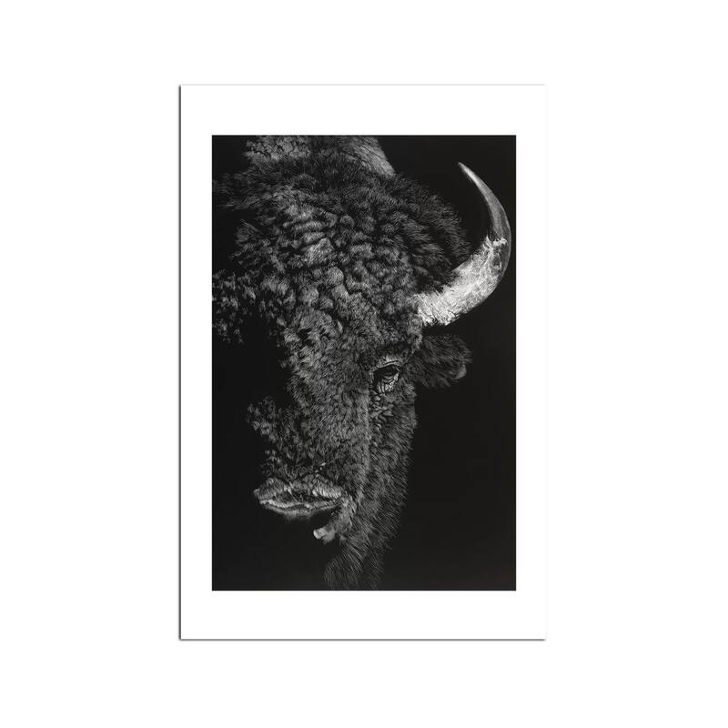 Black Glimpse I Fine Art Paper Print by Julie T. Chapman - Multi