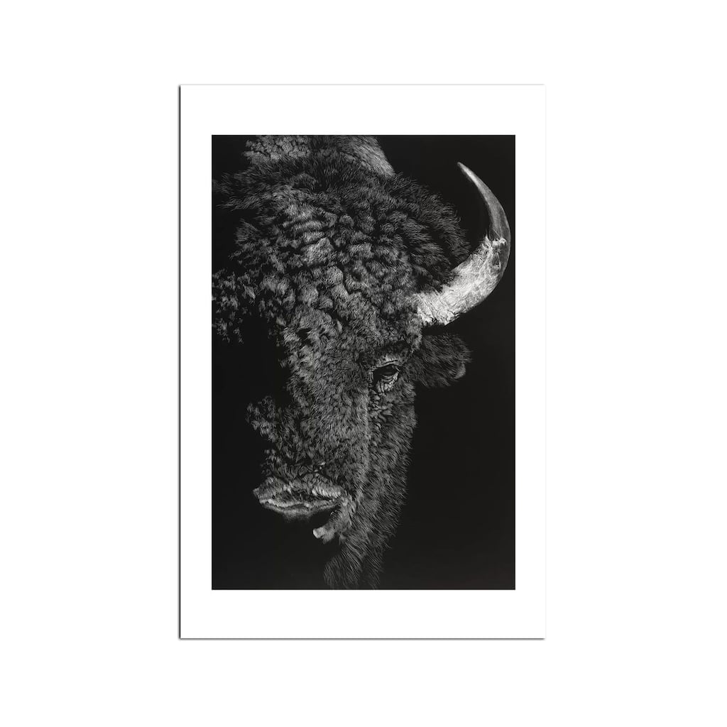 Black Glimpse I Fine Art Paper Print by Julie T. Chapman - Multi