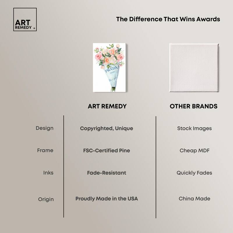 A World of Flowers Canvas by Art Remedy, Gallery Wrapped