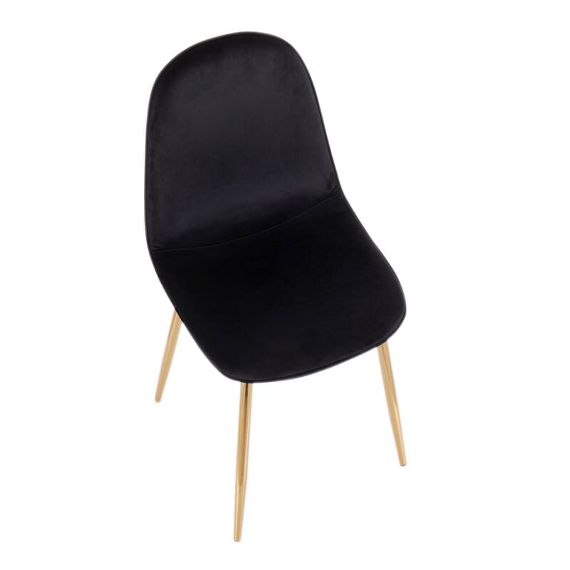 Silver Orchid Stone Gold Dining Chair - Set of 2