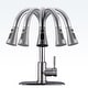 preview thumbnail 9 of 13, Proox Commercial Single Handle Pull Down Sprayer Kitchen Sink Faucet with Soap Dispenser