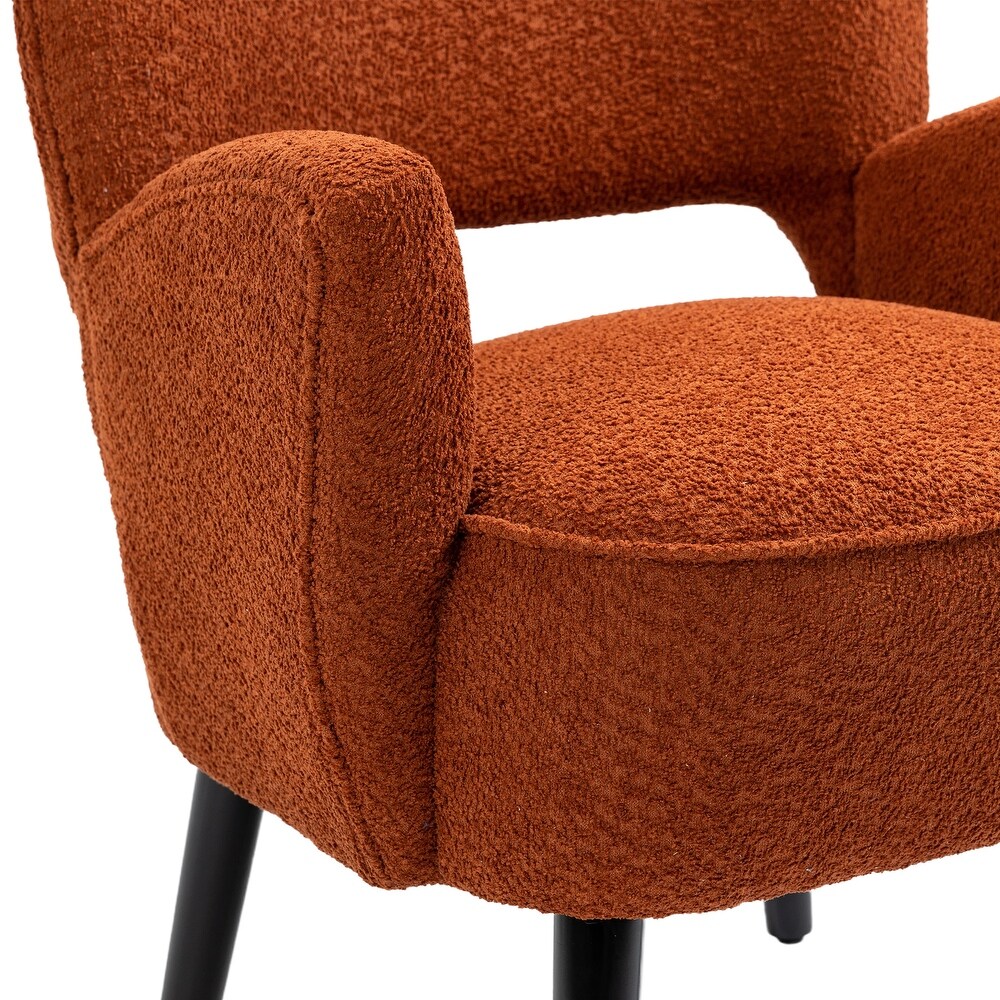 Small orange sales chair