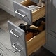 preview thumbnail 2 of 20, BATHLET 36 inch Grey Bathroom Vanity Set with Marble Top, Right Sink