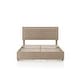 preview thumbnail 18 of 22, Furniture of America Jacinth Modern Velvet 4-Drawer Full Storage Platform Bed