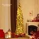 preview thumbnail 15 of 43, Green PVC Metal Slim Pencil Christmas Tree with LED Lights