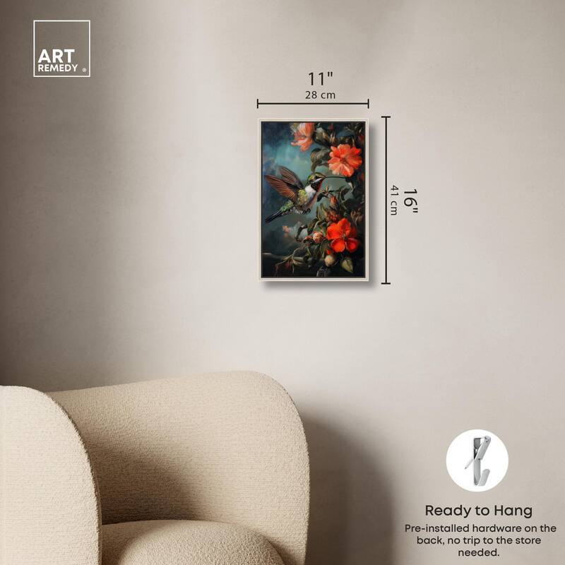 Whirring Wings II Canvas by Art Remedy