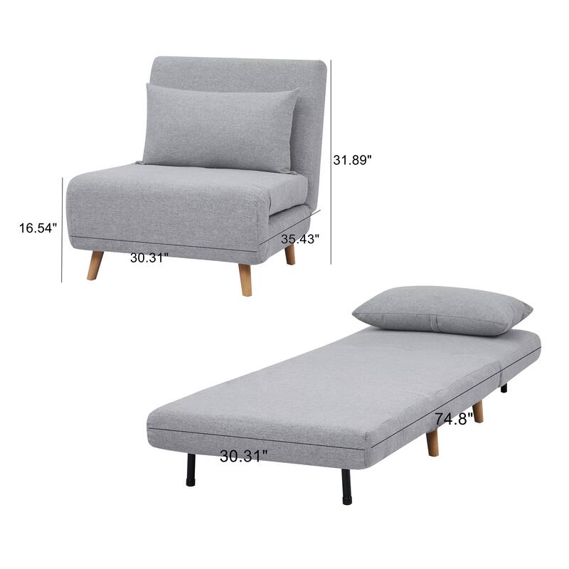 Artdeco Home Tustin Sleeper Chair Set of 2