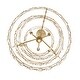 preview thumbnail 4 of 8, Varaluz Fleur 4-Light Chandelier - French Gold