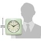 preview thumbnail 35 of 63, Infinity Instruments Retro 9.25-inch Square Wall Clock - 9.25 x 1.875 x 9.5