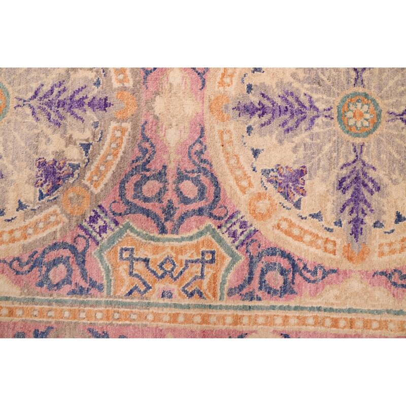 ECARPETGALLERY Hand-knotted Signature Collection Violet Wool Rug - 9'11 x 14'4