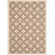preview thumbnail 1 of 0, SAFAVIEH Veranda Indoor/ Outdoor Waterproof Patio Backyard Rug 6' x 9' - Cream/Chocolate - Rectangle