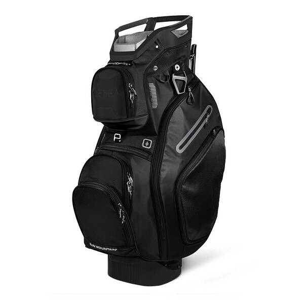 New 2019 Sun Mountain C-130 (No Logo) Cart Bag (Black) - Black