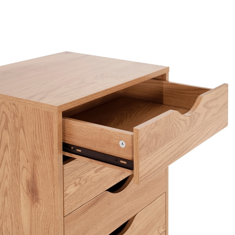 Hineefah 9 Drawer Chest, Wood Storage Dresser Cabinet, Large Craft Storage  Organizer