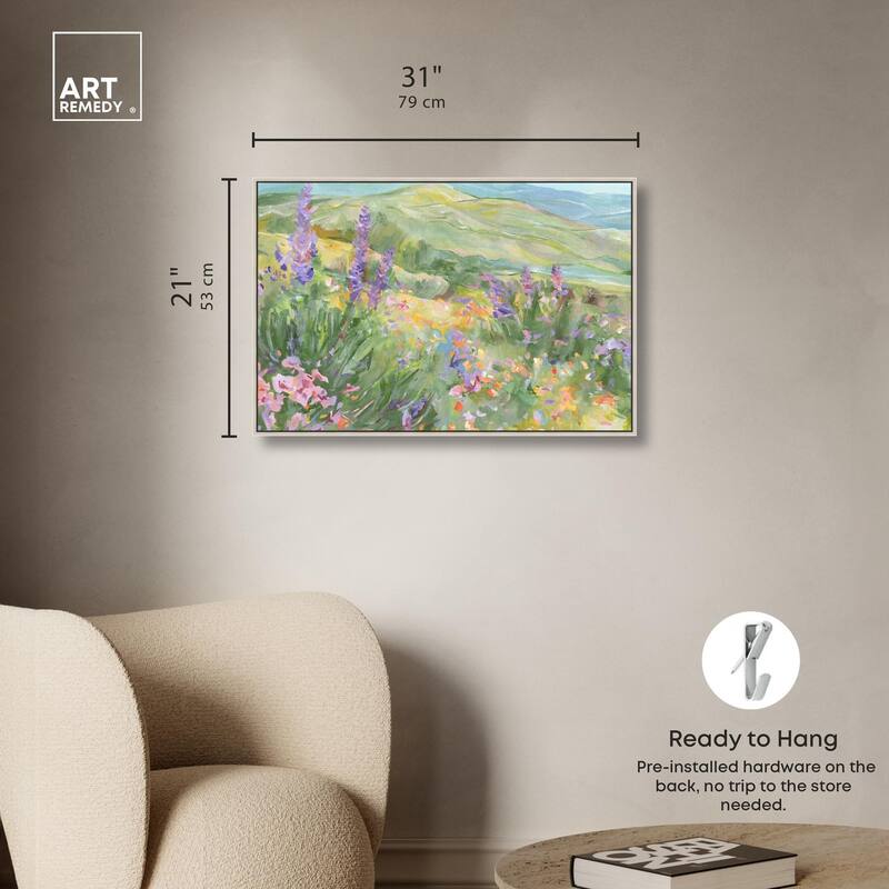 Blooming Fields Canvas by Art Remedy