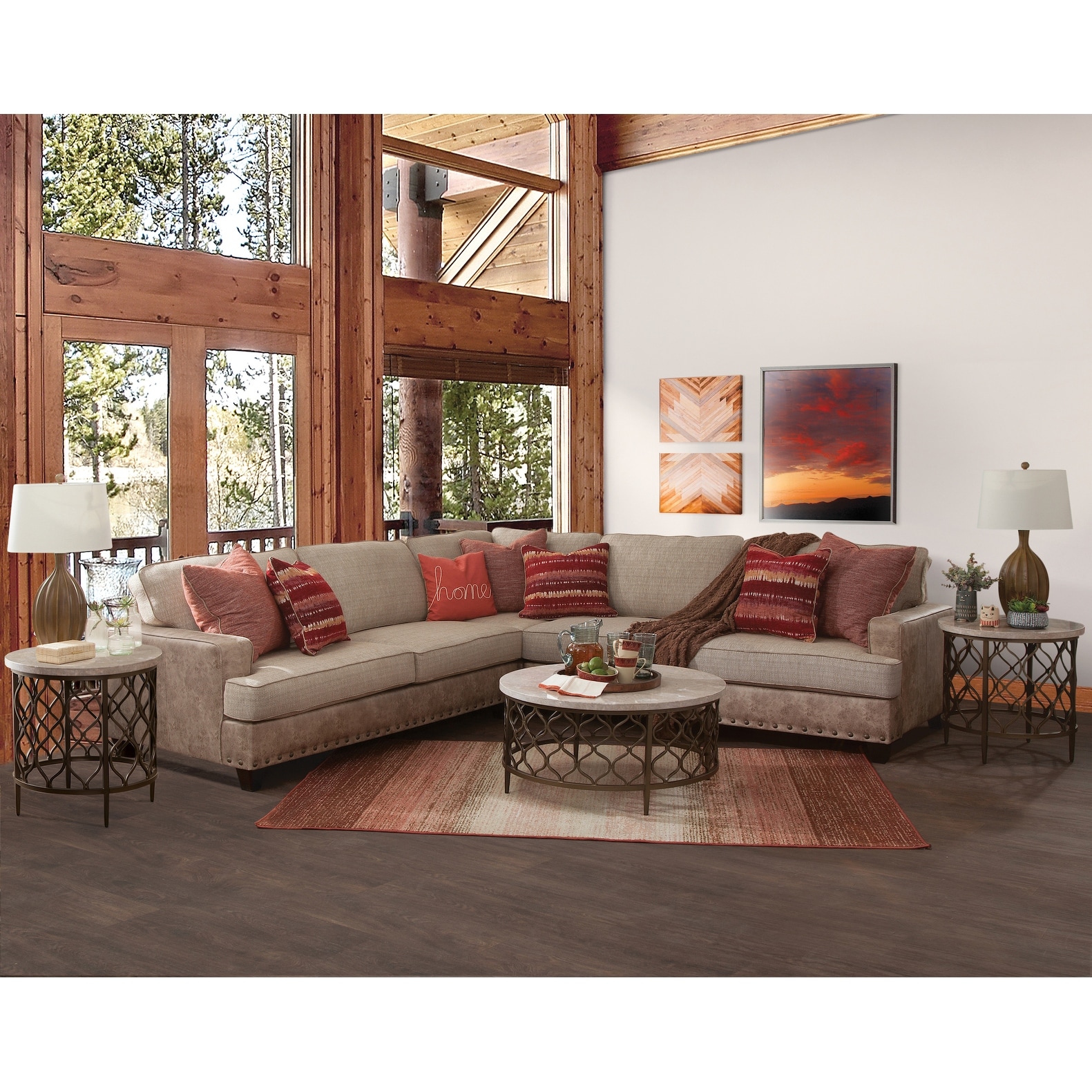 American top furniture sectional