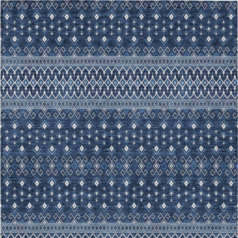 HomeRoots Tribal Transitional Rectangle Outdoor Rug