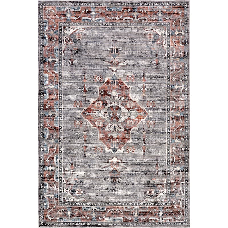 Nuloom Wild Orchid Machine Washable Area Rug