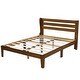 preview thumbnail 2 of 8, Sleeplanner Full Wood Platform Bed