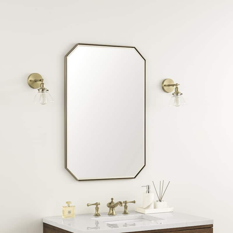 James Martin Vanities 715-MO24 Rohe 24"W x 36"H Geometric Beveled