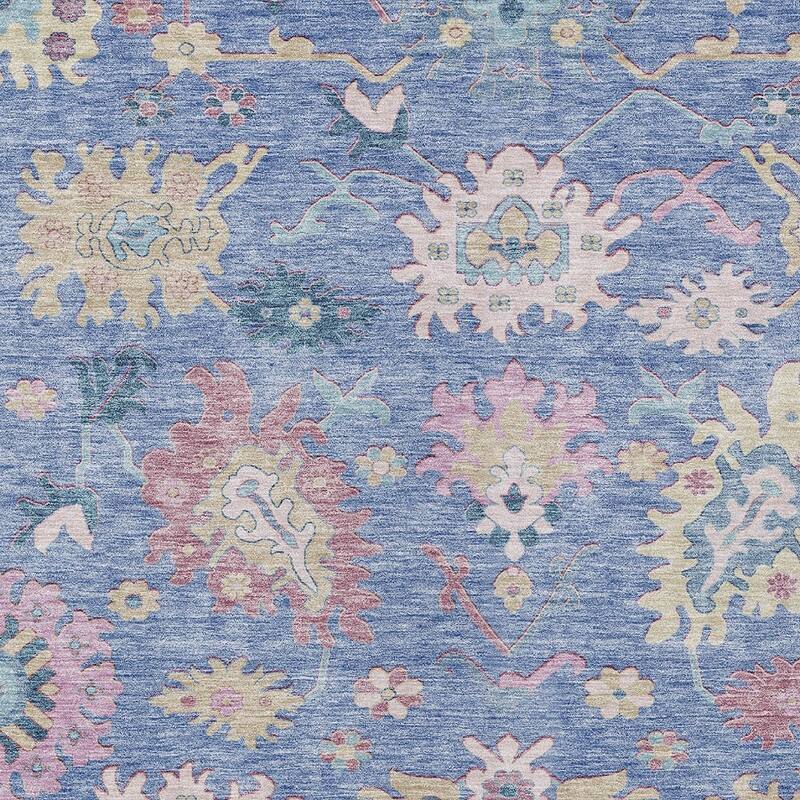 HomeRoots Floral Transitional Rectangle Outdoor Rug