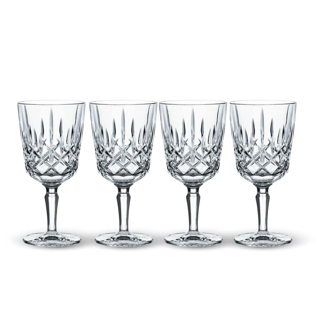 Nachtmann Set of 4 Noblesse Crystal Cocktail Glasses - 12 oz