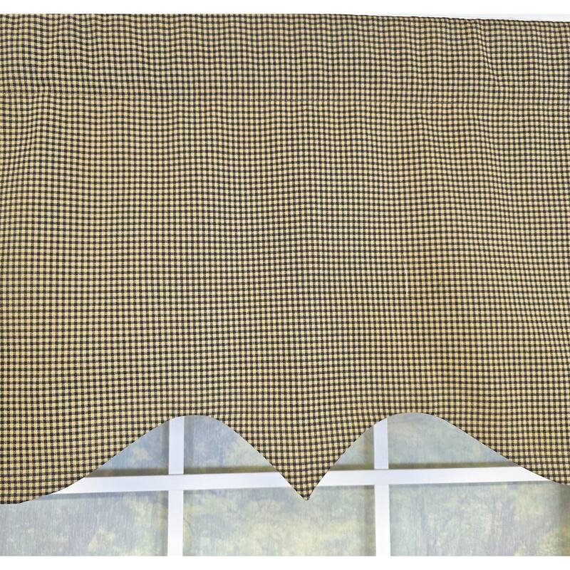 RLF Home Palermo Pin Check Regal Valance