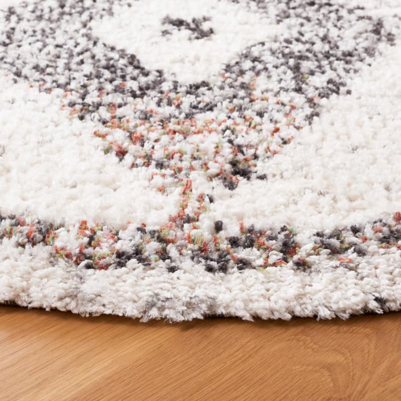 SAFAVIEH Jericho Shag Annemarie Boho 1.2-inch Thick Rug
