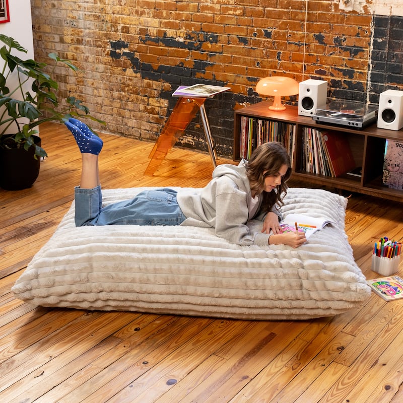 Jaxx Pillow Saxx 5.5-Foot Bean Bag Giant Floor Pillow
