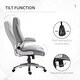 preview thumbnail 5 of 7, High Back Executive Office Chair, Faux Leather Computer Desk Chair with Lumbar Support, Ergonomic Home Office Chair - N/A